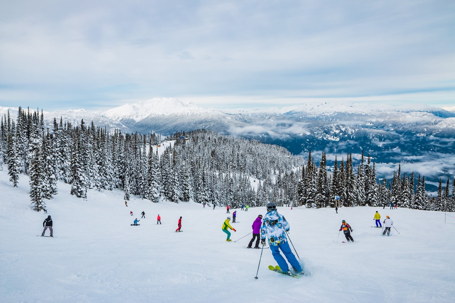 Whistler Skit Slopes People